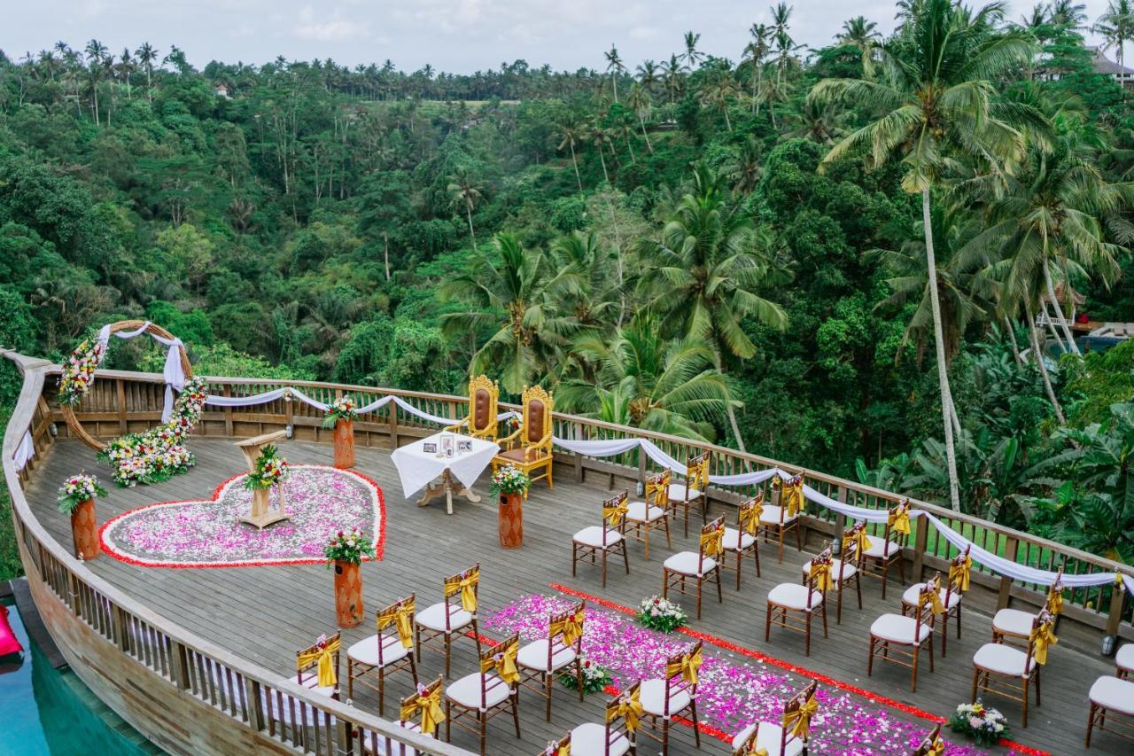 Kastara Resort Ubud Exterior foto The wedding venue